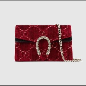 Gucci Dionysus GG Velvet Super Mini Bag